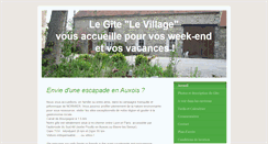 Desktop Screenshot of gite-le-village.org