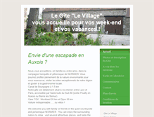 Tablet Screenshot of gite-le-village.org